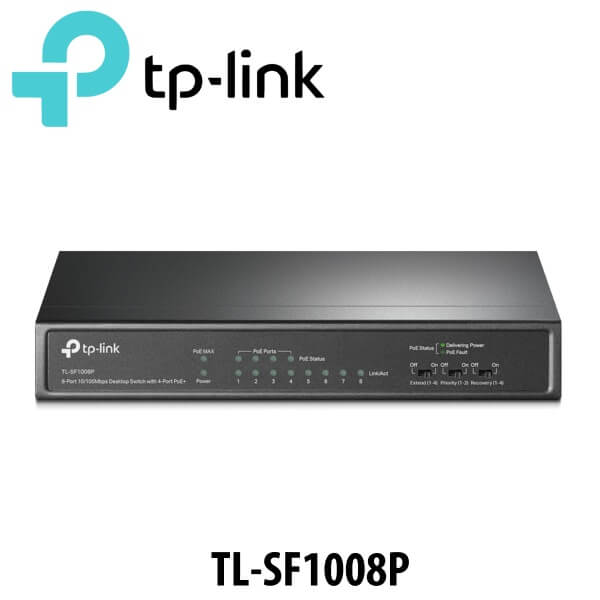 TP-Link TL-SF1008D 8-Port 10/100Mbps Desktop Switch - Mombasa Computers