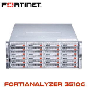 A Fortinet FortiAnalyzer 3510G network security appliance on a white background.