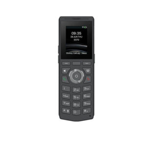 A modern bar-style feature phone with a color screen and numeric keypad on a white background.