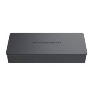 A sleek black box with the "Grandstream" logo, designed for product storage or presentation.