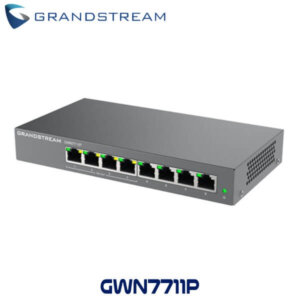 A high-performance network switch with eight Ethernet ports and PoE capabilities for efficient connectivity.